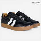 Zapatillas Urbanas de Cuero Mujer Ivonne Negro