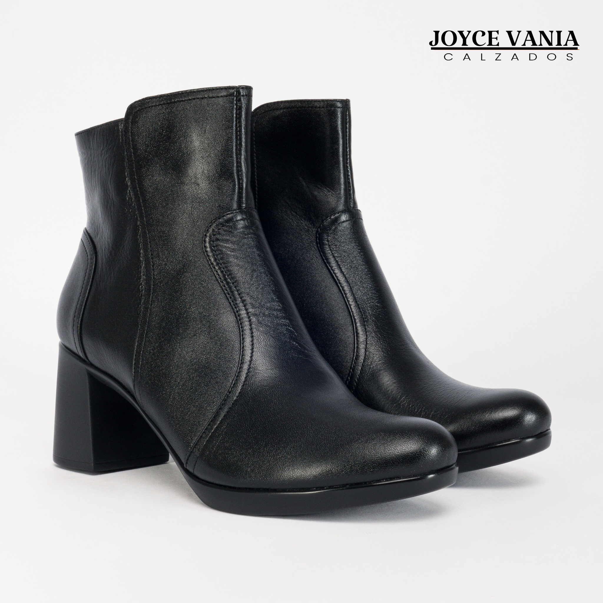 Botines Mujer de Cuero Julieta Negro