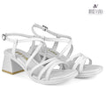 Sandalias de Cuero Mujer Karla Blanco