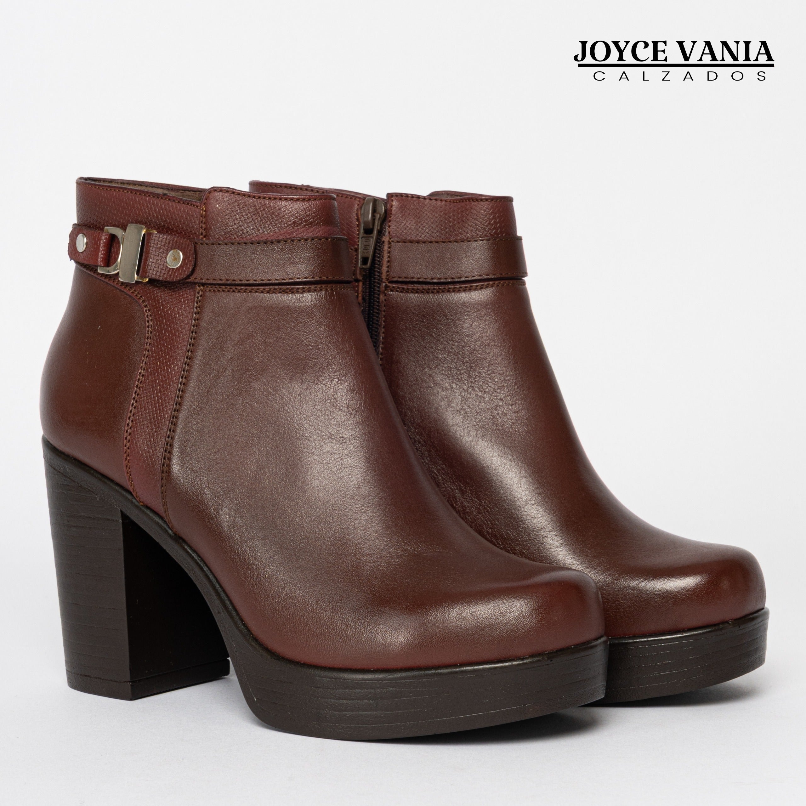 Botines Mujer de Cuero Lorena Vino