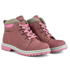 Botines de Cuero Niñas Lourdes Rosado