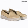 Mocasines de Cuero Mujer Marina Nude