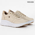 Zapatillas Urbanas Mujer de Cuero Mireyda Nude