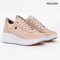 Zapatillas Urbanas Mujer de Cuero Mireyda Rosado
