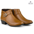 Botines Mujer de Cuero Romina Miel