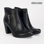Botines Mujer de Cuero Selena Negro