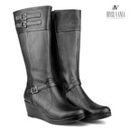 Botas Mujer de Cuero Samantha Negro