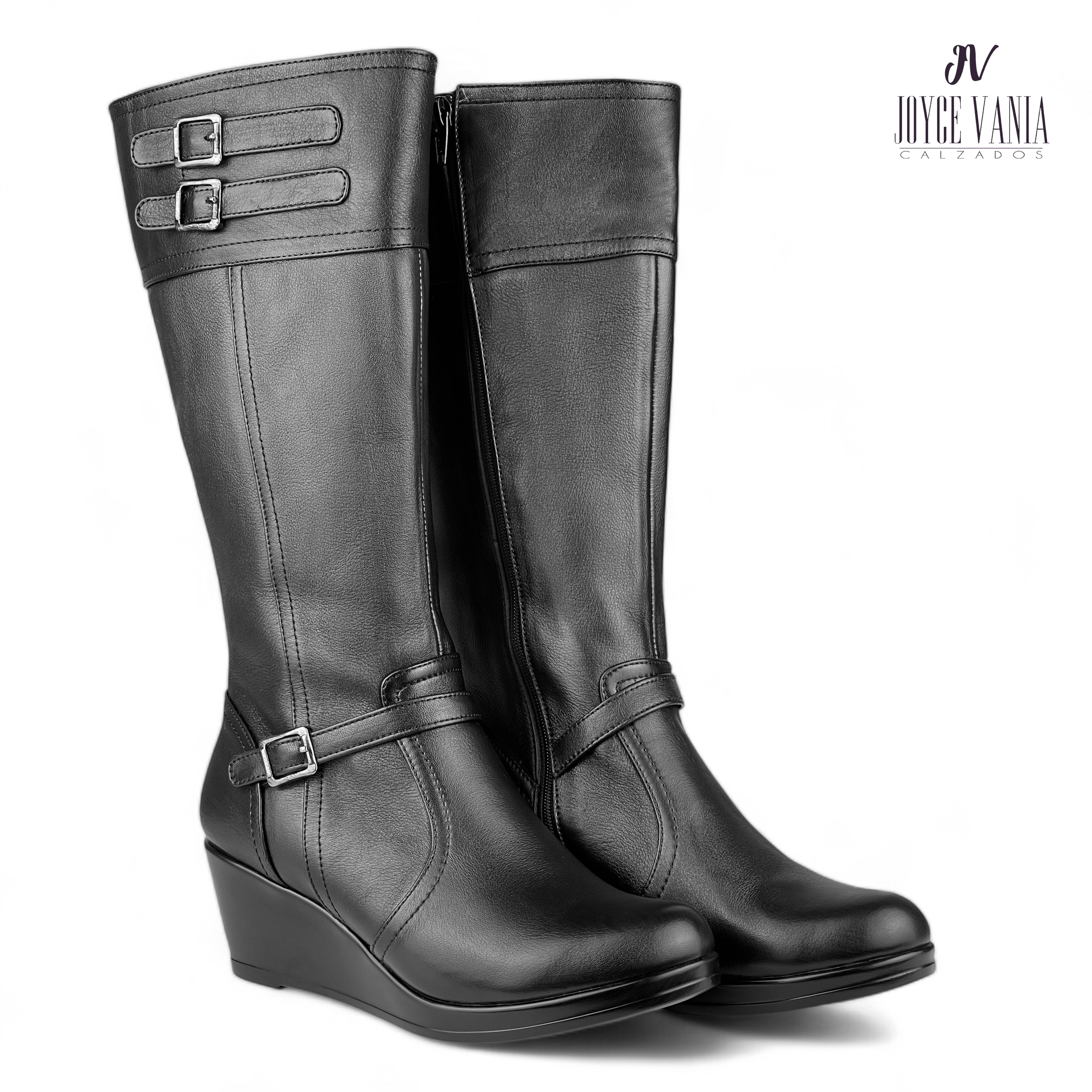 Botas Mujer de Cuero Samantha Negro