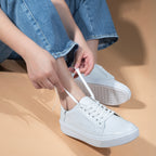 Zapatillas Urbanas Mujer de Cuero Sumiko Blanco