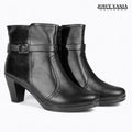 Botines Mujer de Cuero Tania Negro