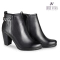 Botines Mujer de Cuero Teresa Negro