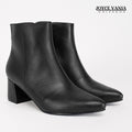 Botines Mujer de Cuero Valentina Negro