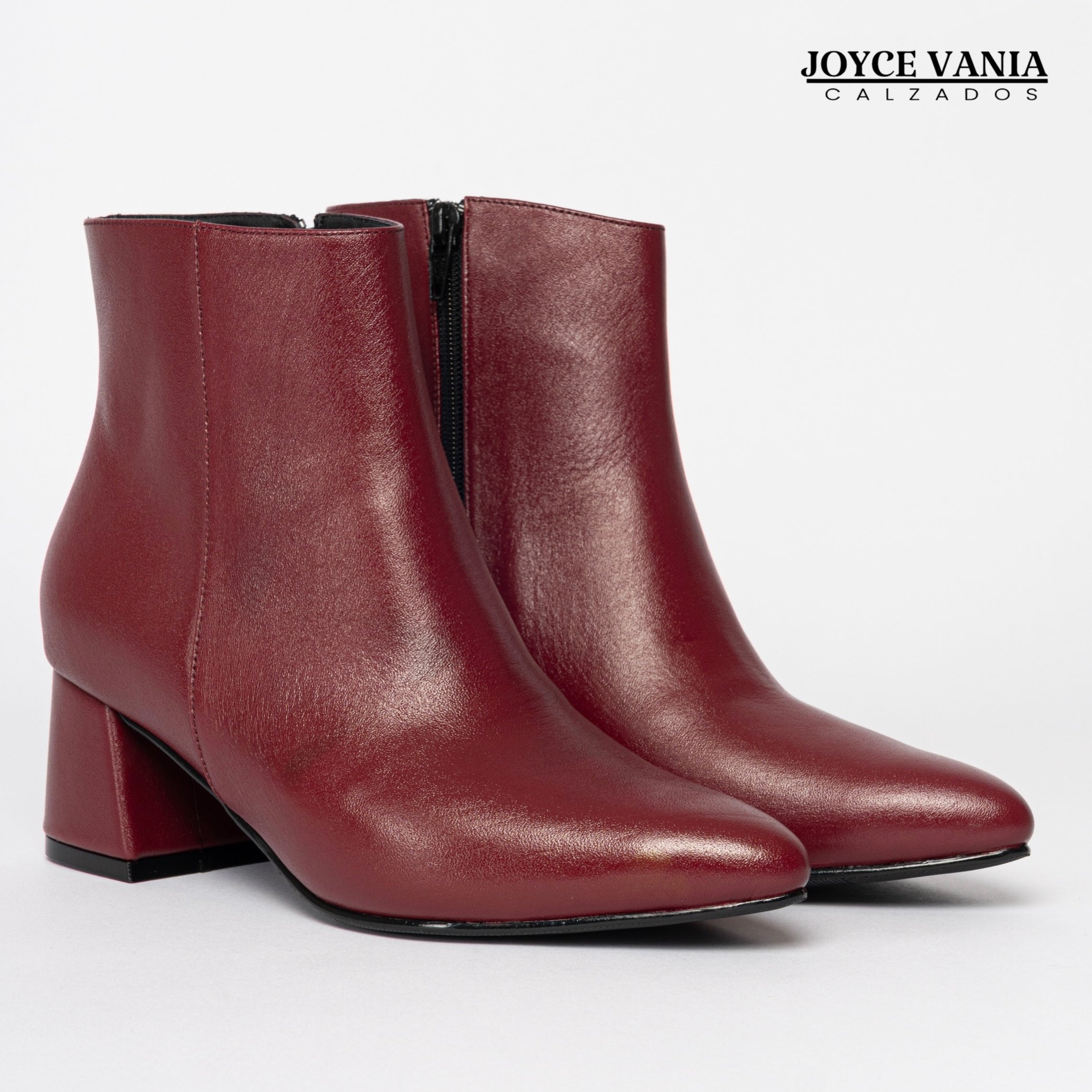 Botines Mujer de Cuero Valentina Vino