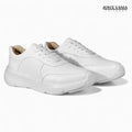 Zapatillas Urbanas Mujer de Cuero Yasmin Blanco