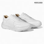 Zapatillas Urbanas Mujer de Cuero Yasmin Blanco