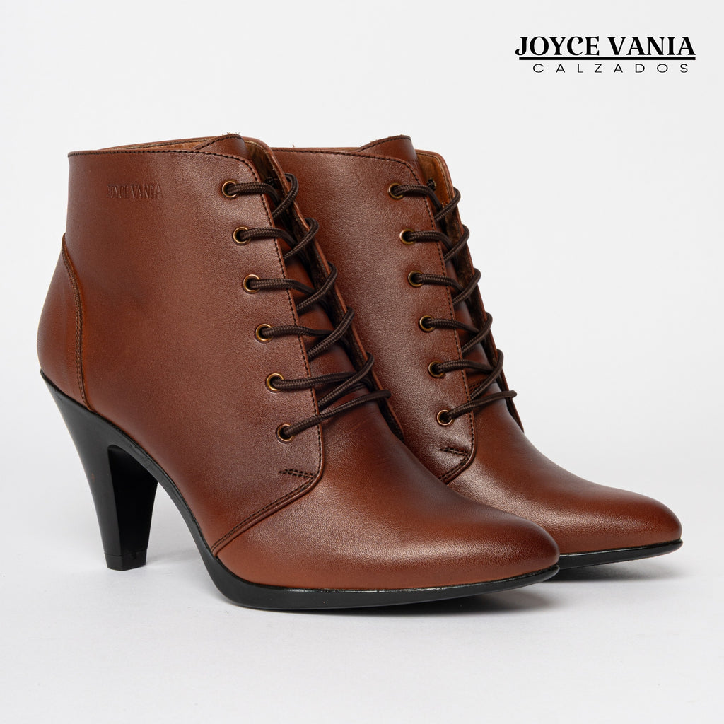 Botines Mujer de Cuero Yunet Cobre