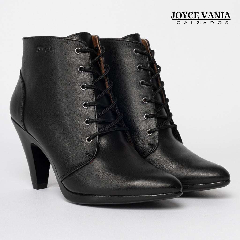 Botines Mujer de Cuero Yunet Negro