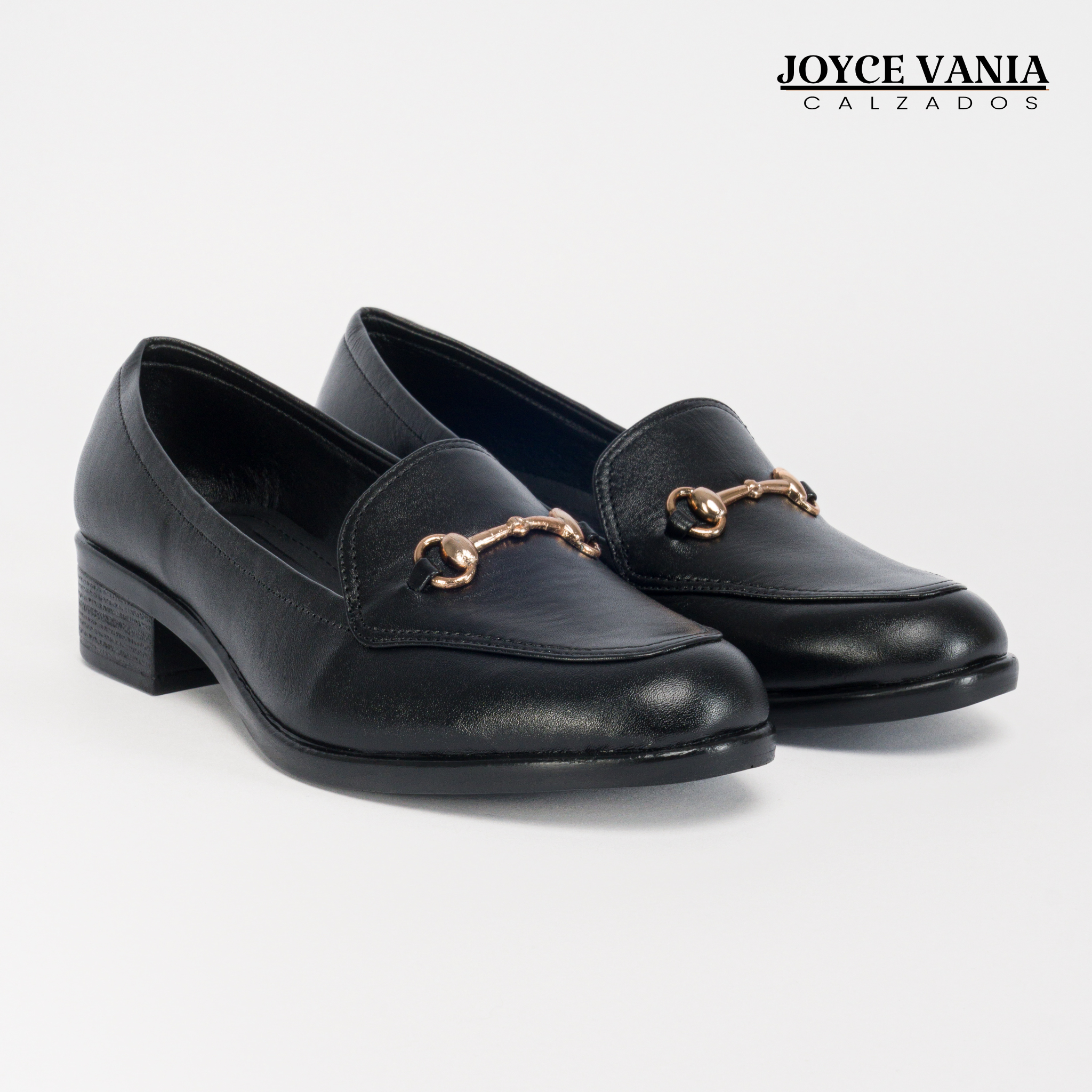 Mocasines de Cuero Mujer Zarela Negro
