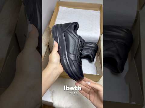 Zapatillas Urbanas Mujer de Cuero Ibeth Negro