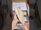 Zapatillas Urbanas de Cuero Sorella Beige