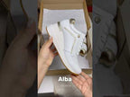 Zapatillas Urbanas de Cuero Mujer Alba blanco
