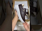 Zapatillas Urbanas de Cuero Mujer Nova marrón