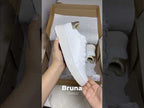 Zapatillas Urbanas Mujer de Cuero Bruna Blanco