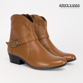 Botines Mujer de Cuero Luciana Miel